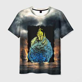 Мужская футболка 3D с принтом DARKSOULS | ТЁМНЫЕ ДУШИ 2 в Екатеринбурге, 100% полиэфир | прямой крой, круглый вырез горловины, длина до линии бедер | dark souls | darksouls | tegunvte | темные души
