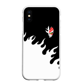 Чехол для iPhone XS Max матовый с принтом BLEACH FIRE | БЛИЧ ОГОНЬ в Екатеринбурге, Силикон | Область печати: задняя сторона чехла, без боковых панелей | 13 отряд | anime | archangel | aurora | bleach | heroes | ichigo | manga | mask | аниме | блич | герои | ичиго | манга | маска