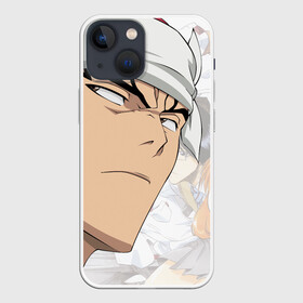 Чехол для iPhone 13 mini с принтом Bleach Anime Abarai Renji в Екатеринбурге,  |  | bleach merch | ichigo kurosaki | manga | ninja | otaku | ronin | samurai | банкай | блич мерч | готэй | дзабимару | ичиго куросаки | кидо | король клинка | лейтенант | манга | ниндзя | отаку | проводник душ | рендзи | ронин