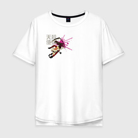 Мужская футболка хлопок Oversize с принтом ангелы смерти в Екатеринбурге, 100% хлопок | свободный крой, круглый ворот, “спинка” длиннее передней части | angels of death | anime | satsuriku no tenshi | ангел кровопролития | аниме