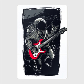 Магнитный плакат 2Х3 с принтом Астронавт музыкант в Екатеринбурге, Полимерный материал с магнитным слоем | 6 деталей размером 9*9 см | астронавт | астронавт музыкант | космонавт | космос