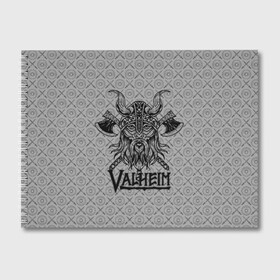 Альбом для рисования с принтом Valheim Viking dark в Екатеринбурге, 100% бумага
 | матовая бумага, плотность 200 мг. | fantasy | mmo | valheim | valve | валхейм | вальхейм | викинги | выживалка | игра | королевская битва | ммо | ролевая игра | фэнтази