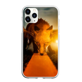 Чехол для iPhone 11 Pro матовый с принтом Лиса с рогами оленя в Екатеринбурге, Силикон |  | fox | foxy | животное | звери | лиса | лисенок | лисичка | милая | рыжая | фокс