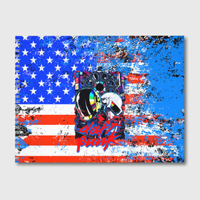 Альбом для рисования с принтом Daft Punk american dream в Екатеринбурге, 100% бумага
 | матовая бумага, плотность 200 мг. | by craig drake | daft punk | madeinkipish | thomas bangalter | дафт панк | маски | тома и ги мануэль