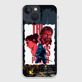 Чехол для iPhone 13 mini с принтом The Last of Us JoelEllie в Екатеринбурге,  |  | ellie | game | joel | naughty dog | part 2 | the last of us | zombie | джоэл | зомби | одни из нас | элли