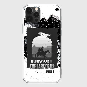Чехол для iPhone 12 Pro Max с принтом The Last of US SURVIVE в Екатеринбурге, Силикон |  | ellie | game | joel | naughty dog | part 2 | the last of us | zombie | джоэл | зомби | одни из нас | элли