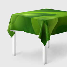 Скатерть 3D с принтом 3d Green abstract в Екатеринбурге, 100% полиэстер (ткань не мнется и не растягивается) | Размер: 150*150 см | Тематика изображения на принте: luxury | versace | vip | абстракция | версаче | вип | паттерн | роскошь | текстуры