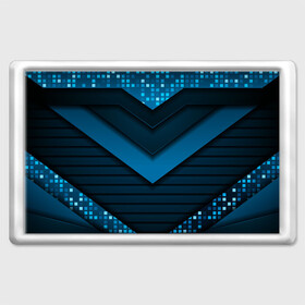 Магнит 45*70 с принтом 3D luxury blue abstract в Екатеринбурге, Пластик | Размер: 78*52 мм; Размер печати: 70*45 | luxury | versace | vip | абстракция | версаче | вип | паттерн | роскошь | текстуры