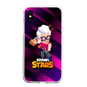 Чехол для iPhone XS Max матовый с принтом Белль Belle Brawl Stars в Екатеринбурге, Силикон | Область печати: задняя сторона чехла, без боковых панелей | bele | belle | brawl | brawl stars | brawlstars | brawl_stars | squeak | белле | белль | бель | бравл | бравлстарс | писк | сквик