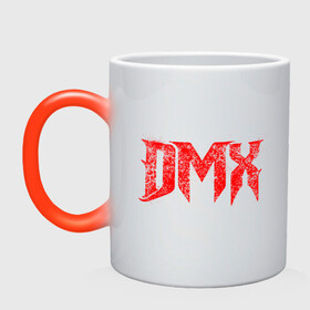 Кружка хамелеон с принтом Рэпер DMX | логотип logo в Екатеринбурге, керамика | меняет цвет при нагревании, емкость 330 мл | dmx | hip | hip hop | hop | music | rap | бультерьер | бурбуль | дмикс | дог | питбули | питбуль | реп | ротвейлер | рэп | собаки | хип хоп | черно белая фотография