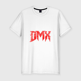 Мужская футболка хлопок Slim с принтом Рэпер DMX | логотип logo в Екатеринбурге, 92% хлопок, 8% лайкра | приталенный силуэт, круглый вырез ворота, длина до линии бедра, короткий рукав | Тематика изображения на принте: dmx | hip | hip hop | hop | music | rap | бультерьер | бурбуль | дмикс | дог | питбули | питбуль | реп | ротвейлер | рэп | собаки | хип хоп | черно белая фотография