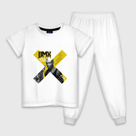 Детская пижама хлопок с принтом DMX rest in peace в Екатеринбурге, 100% хлопок |  брюки и футболка прямого кроя, без карманов, на брюках мягкая резинка на поясе и по низу штанин
 | Тематика изображения на принте: dmx | hip | hip hop | hop | music | rap | бультерьер | бурбуль | дмикс | дог | питбули | питбуль | реп | ротвейлер | рэп | собаки | хип хоп | черно белая фотография