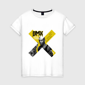 Женская футболка хлопок с принтом DMX rest in peace в Екатеринбурге, 100% хлопок | прямой крой, круглый вырез горловины, длина до линии бедер, слегка спущенное плечо | dmx | hip | hip hop | hop | music | rap | бультерьер | бурбуль | дмикс | дог | питбули | питбуль | реп | ротвейлер | рэп | собаки | хип хоп | черно белая фотография