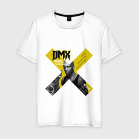 Мужская футболка хлопок с принтом DMX rest in peace в Екатеринбурге, 100% хлопок | прямой крой, круглый вырез горловины, длина до линии бедер, слегка спущенное плечо. | dmx | hip | hip hop | hop | music | rap | бультерьер | бурбуль | дмикс | дог | питбули | питбуль | реп | ротвейлер | рэп | собаки | хип хоп | черно белая фотография