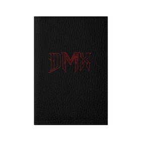 Обложка для паспорта матовая кожа с принтом DMX в Екатеринбурге, натуральная матовая кожа | размер 19,3 х 13,7 см; прозрачные пластиковые крепления | black | dmx | rap | музыка | рэп | рэпер | хип хоп