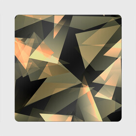 Магнит виниловый Квадрат с принтом Broken glass в Екатеринбурге, полимерный материал с магнитным слоем | размер 9*9 см, закругленные углы | Тематика изображения на принте: abstraction | осколки | стекло | цветной