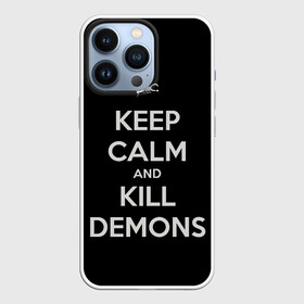 Чехол для iPhone 13 Pro с принтом Расслабься и убивай демонов в Екатеринбурге,  |  | Тематика изображения на принте: cray | davil | devile | dmc | game | games | may cry | mey crai | данте | дмц | дьявол может плакать | дьявол тоже плачет | дэвил мэй край | игра | игры | неро | спарда