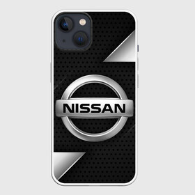 Чехол для iPhone 13 с принтом NISSAN   НИССАН   МЕТАЛЛ в Екатеринбурге,  |  | auto | car | nissan | nissan qashqai | nissan skyline | nissan x trail | sport | steel | авто | альмера | железо. | кашкай | металл | нисан | ниссан | ноут | скайлайн | спорт | террано | трейл