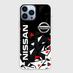 Чехол для iPhone 13 Pro Max с принтом NISSAN   НИССАН   ОСКОЛКИ в Екатеринбурге,  |  | auto | car | nissan | nissan qashqai | nissan skyline | nissan x trail | sport | авто | альмера | кашкай | нисан | ниссан | ноут | осколки | скайлайн | спорт | стекло. | террано | трейл