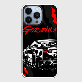 Чехол для iPhone 13 Pro с принтом NISSAN GT R   GODZILLA в Екатеринбурге,  |  | auto | car | godzilla | gtr | nissan | nissan skyline | sport | авто | гетер | годзилла | гтр. | нисан | ниссан | ноут | скайлайн | спорт | царапины