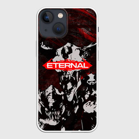 Чехол для iPhone 13 mini с принтом DOOM ETERNAL DEMONS в Екатеринбурге,  |  | doom eternal | evil | демон | дум | зло | игра | монстр