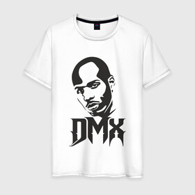 Мужская футболка хлопок с принтом DMX - Легенда в Екатеринбурге, 100% хлопок | прямой крой, круглый вырез горловины, длина до линии бедер, слегка спущенное плечо. | dmx | dog | earl simmons | hip hop | music | new york | rap | rapper | rip | ruff ryders | диэмикс | музыка | нью йорк | пёс | рэп | рэпер | хипхоп | эрл симмонс