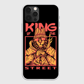 Чехол для iPhone 12 Pro Max с принтом KING Street в Екатеринбурге, Силикон |  | Тематика изображения на принте: animal | brutal | king | megane | of | street | the | горила | животное | зверь | король | обезьяна | реп | улиц | хипстер