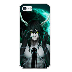 Чехол для iPhone 5/5S матовый с принтом Ulquiorra Schiffer Bleach в Екатеринбурге, Силикон | Область печати: задняя сторона чехла, без боковых панелей | anime | archangel | art | aurora | bleach | manga | schiffer | ulquiorra | аниме | арт | блич | манга