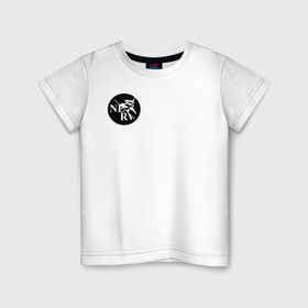 Детская футболка хлопок с принтом Nerv в Екатеринбурге, 100% хлопок | круглый вырез горловины, полуприлегающий силуэт, длина до линии бедер | 01 | anime | eva 01 | evangelion | nerv | аниме | евангелион | нерв | оон