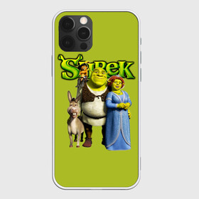 Чехол для iPhone 12 Pro Max с принтом Шрек Shrek в Екатеринбурге, Силикон |  | cartoon | fiona | shrek | болото | детям | комедия | кот в сапогах | мультик | огр | осел | персонажи мультфильмов | тролль | фиона | шрек