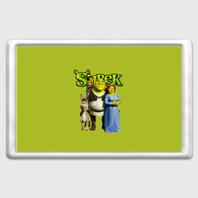 Магнит 45*70 с принтом Шрек/Shrek в Екатеринбурге, Пластик | Размер: 78*52 мм; Размер печати: 70*45 | cartoon | fiona | shrek | болото | детям | комедия | кот в сапогах | мультик | огр | осел | персонажи мультфильмов | тролль | фиона | шрек