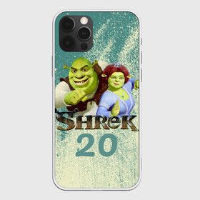 Чехол для iPhone 12 Pro с принтом Shrek в Екатеринбурге, силикон | область печати: задняя сторона чехла, без боковых панелей | dreamworks | shrek | арт | лого | мультфильм | постер | шрек