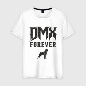 Мужская футболка хлопок с принтом DMX Forever в Екатеринбурге, 100% хлопок | прямой крой, круглый вырез горловины, длина до линии бедер, слегка спущенное плечо. | dmx | dog | earl simmons | hip hop | music | new york | rap | rapper | rip | ruff ryders | диэмикс | музыка | нью йорк | пёс | рэп | рэпер | хипхоп | эрл симмонс