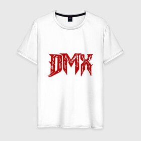 Мужская футболка хлопок с принтом DMX Logo в Екатеринбурге, 100% хлопок | прямой крой, круглый вырез горловины, длина до линии бедер, слегка спущенное плечо. | dmx | dog | earl simmons | hip hop | music | new york | rap | rapper | rip | ruff ryders | диэмикс | музыка | нью йорк | пёс | рэп | рэпер | хипхоп | эрл симмонс