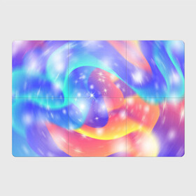 Магнитный плакат 3Х2 с принтом Волшебные тропы в Екатеринбурге, Полимерный материал с магнитным слоем | 6 деталей размером 9*9 см | блеск | волны | волшебство | градиент | звезды | ленты | магия | тропы