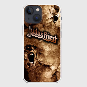 Чехол для iPhone 13 mini с принтом JUDAS PRIEST SCREAM в Екатеринбурге,  |  | judas priest | гленн типтон | йен хилл | роб хэлфорд | скотт трэвис | хард рок | хеви метал