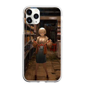 Чехол для iPhone 11 Pro Max матовый с принтом Girl with crab в Екатеринбурге, Силикон |  | anime | art | girl | manga | аниме | арт | девушка | краб | магазин | манга