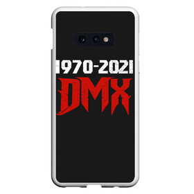 Чехол для Samsung S10E с принтом DMX 1970-2021 в Екатеринбурге, Силикон | Область печати: задняя сторона чехла, без боковых панелей | again | and | at | blood | born | champ | clue | d | dark | dj | dmx | dog | earl | flesh | get | grand | hell | hot | is | its | legend | loser | lox | m | man | me | my | now | of | simmons | the | then | there | walk | was | with | x | year | 