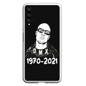 Чехол для Honor 20 с принтом RIP DMX в Екатеринбурге, Силикон | Область печати: задняя сторона чехла, без боковых панелей | again | and | at | blood | born | champ | clue | d | dark | dj | dmx | dog | earl | flesh | get | grand | hell | hot | is | its | legend | loser | lox | m | man | me | my | now | of | simmons | the | then | there | walk | was | with | x | year | 