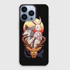 Чехол для iPhone 13 Pro с принтом Легони х Хару х Мелон в Екатеринбурге,  |  | anime | beastars | аниме | анимэ | биастарс | бистар | большой серый волк | легоси | мелон | хару