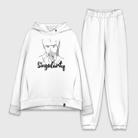 Женский костюм хлопок Oversize с принтом БТС, BTS, Singularity в Екатеринбурге,  |  | bangtan | boys | bts | singularity | бангтан | бойс | бтс | ким тэхен | сингулярити