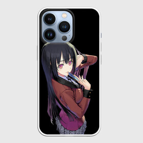 Чехол для iPhone 13 Pro с принтом Yumeko в Екатеринбурге,  |  | ahegao | girl | girls | jabami | japan | kakegurui | senpai | waifu | yumeko | азарт | аниме | ахегао | безумный | вайфу | девушка | джабами | игра | карта | карты | манга | семпай | сенпай | тян | тяночка | юмэко | япония