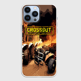 Чехол для iPhone 13 Pro Max с принтом Crossout Online в Екатеринбурге,  |  | Тематика изображения на принте: action | crossout | online | tegunvte | выживание | экшен