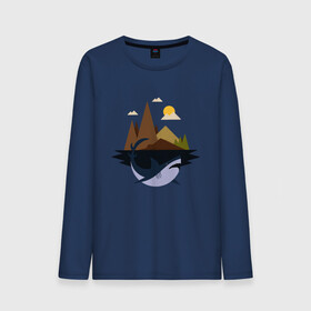 Мужской лонгслив хлопок с принтом Abstract Geometry Shark Island в Екатеринбурге, 100% хлопок |  | art | fish | geometric print | minimal | minimalism | minimalist | mountains | абстрактный принт | абстрактный рисунок | абстракция | акула | акулий остров | акулы | арт | геометрический принт | геометрический рисунок | горы