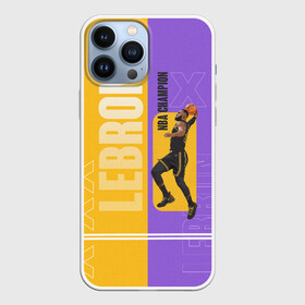 Чехол для iPhone 13 Pro Max с принтом LeBron в Екатеринбурге,  |  | basketball | lakers | lebron | media | nba | toplanding | баскетболл | леброн | лейкерс | лого баскетбольных клубов | лос анджелес | нба