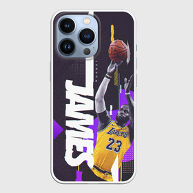 Чехол для iPhone 13 Pro с принтом Леброн в Екатеринбурге,  |  | basketball | lakers | lebron | media | nba | toplanding | баскетболл | леброн | лейкерс | лого баскетбольных клубов | лос анджелес | нба