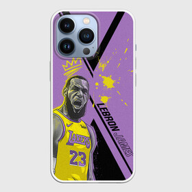 Чехол для iPhone 13 Pro с принтом леброн джеймс в Екатеринбурге,  |  | basketball | lakers | lebron | media | nba | toplanding | баскетболл | леброн | лейкерс | лого баскетбольных клубов | лос анджелес | нба