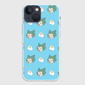 Чехол для iPhone 13 mini с принтом Legosi pattern в Екатеринбурге,  |  | anime | beastars | аниме | анимэ | биастарс | бистар | большой серый волк | легоси | хару