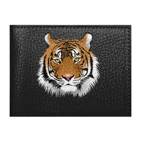 Обложка для студенческого билета с принтом Тигр в Екатеринбурге, натуральная кожа | Размер: 11*8 см; Печать на всей внешней стороне | animal | cheetah | forest animal | hunter | tiger | wild animal | гепард | дикое животное | животное | лесное животное | охотник | тигр