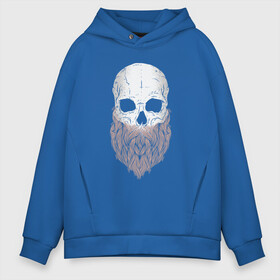 Мужское худи Oversize хлопок с принтом Череп с бородой Bearded Skull в Екатеринбурге, френч-терри — 70% хлопок, 30% полиэстер. Мягкий теплый начес внутри —100% хлопок | боковые карманы, эластичные манжеты и нижняя кромка, капюшон на магнитной кнопке | 100 эко | beard | big daddy | boomer | fashion man | hipster | hipster merch | old school | real man | vintage | wild beast | борода | борода всему глава | бородач | бумер | винтаж | хипстер | хипстер мерч | хипстерская борода | хипстерский